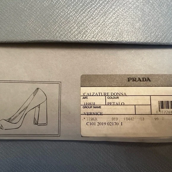 Prada pink Square Toe Clazature Donna Heels 40 - Picture 14 of 16